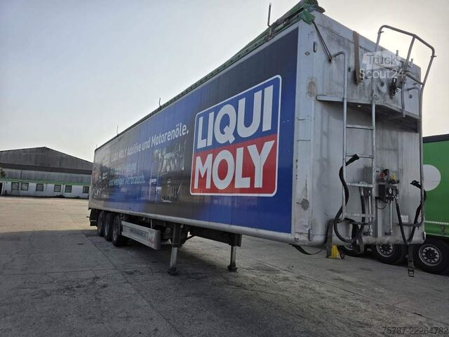 Mozgópadlós félpótkocsi KRAKER 92 cbm Schubboden, Lift,WABCO ABS,sauberer Boden