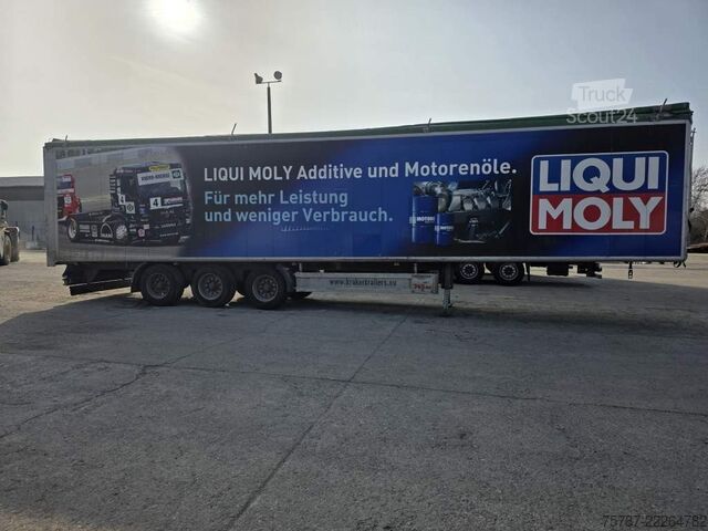 Mozgópadlós félpótkocsi KRAKER 92 cbm Schubboden, Lift,WABCO ABS,sauberer Boden