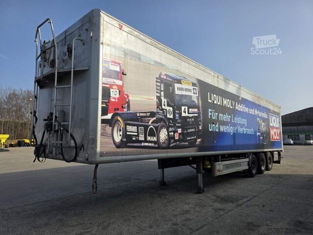 Mozgópadlós félpótkocsi KRAKER 92 cbm Schubboden, Lift,WABCO ABS,sauberer Boden