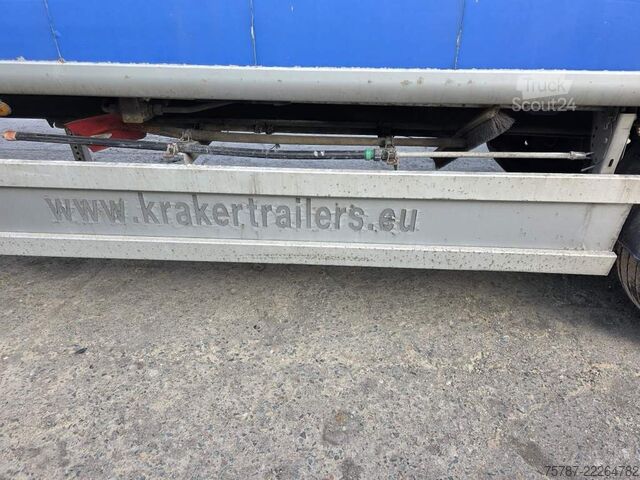 Mozgópadlós félpótkocsi KRAKER 92 cbm Schubboden, Lift,WABCO ABS,sauberer Boden