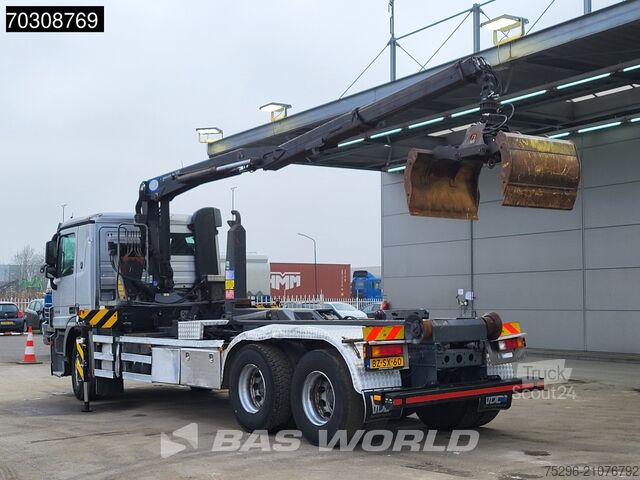 Hakenarmsystem Mercedes Actros 2532 6X2 NL-Truck HMF 1643 Z2 Crane Kran...