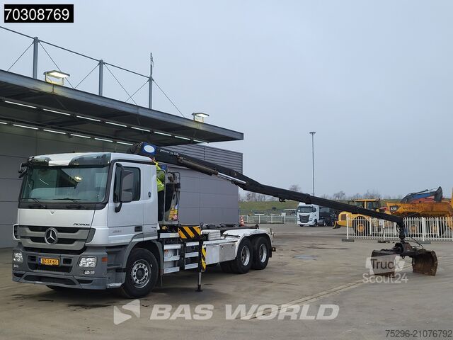Hakenarmsystem Mercedes Actros 2532 6X2 NL-Truck HMF 1643 Z2 Crane Kran...