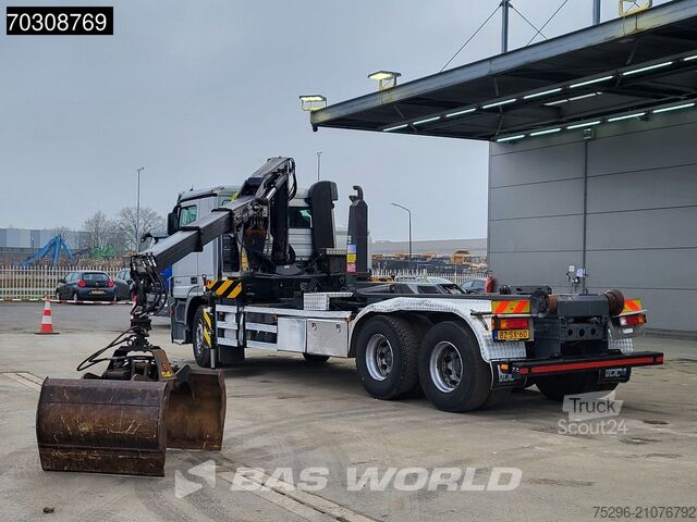 Hakenarmsystem Mercedes Actros 2532 6X2 NL-Truck HMF 1643 Z2 Crane Kran...