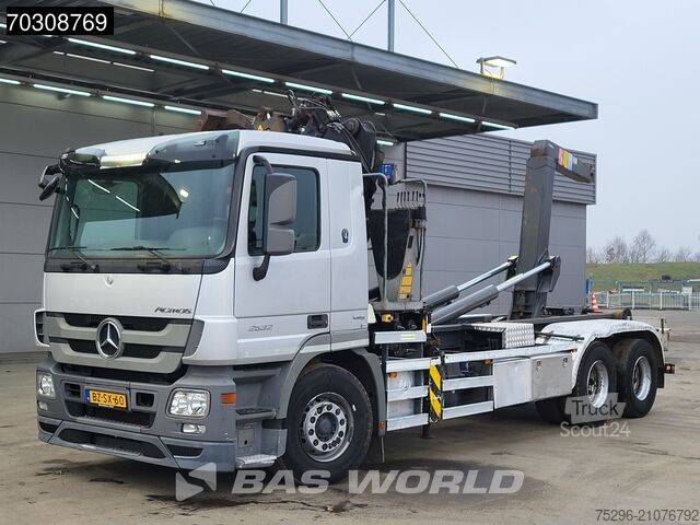 Hakenarmsystem Mercedes Actros 2532 6X2 NL-Truck HMF 1643 Z2 Crane Kran...