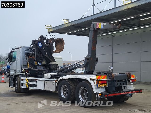 Hakenarmsystem Mercedes Actros 2532 6X2 NL-Truck HMF 1643 Z2 Crane Kran...