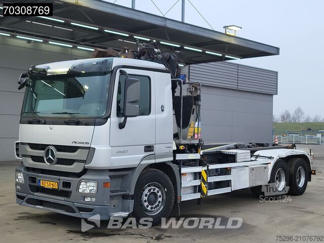 Hakenarmsystem Mercedes Actros 2532 6X2 NL-Truck HMF 1643 Z2 Crane Kran...