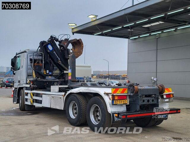 Hakenarmsystem Mercedes Actros 2532 6X2 NL-Truck HMF 1643 Z2 Crane Kran...