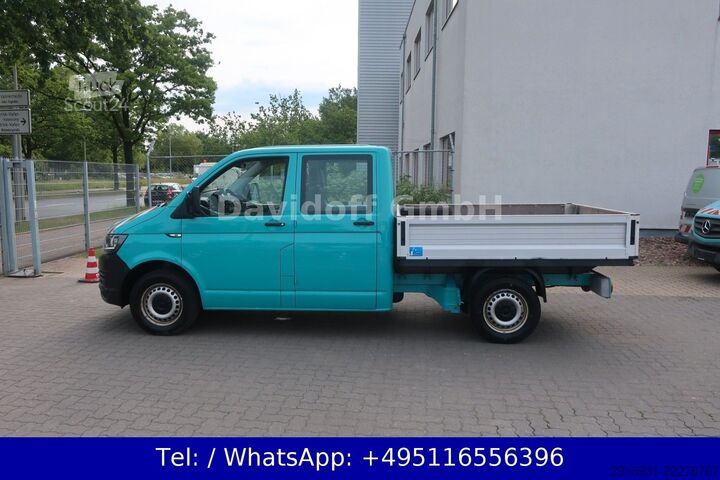 Furgoneta pick-up VOLKSWAGEN Nr.86 T6 Pritsche DoKa Lang / 1.Hand / AHK
