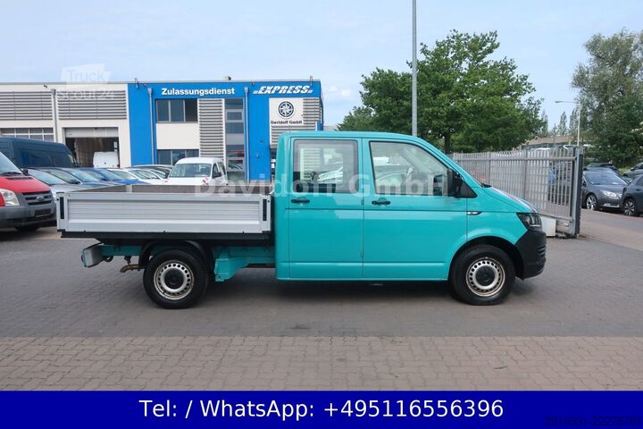 Furgoneta pick-up VOLKSWAGEN Nr.86 T6 Pritsche DoKa Lang / 1.Hand / AHK