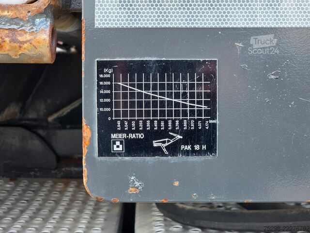 Absetzkipper LKW DAF CF 85.460 / Palfinger PAK 18 H / Lift-Lenkachse