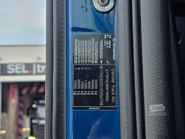 Vaihtolavakuorma-auto MERCEDES-BENZ Actros 2553 / Retarder / Ladebordwand /Lenkachse