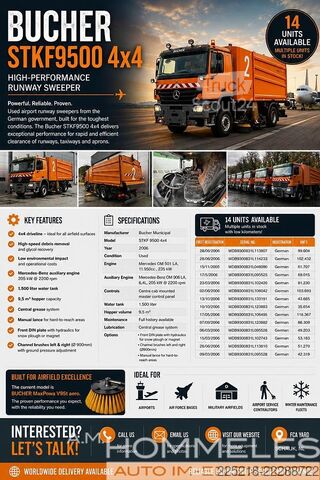  Bucher Municipal STKF 9500 4X4