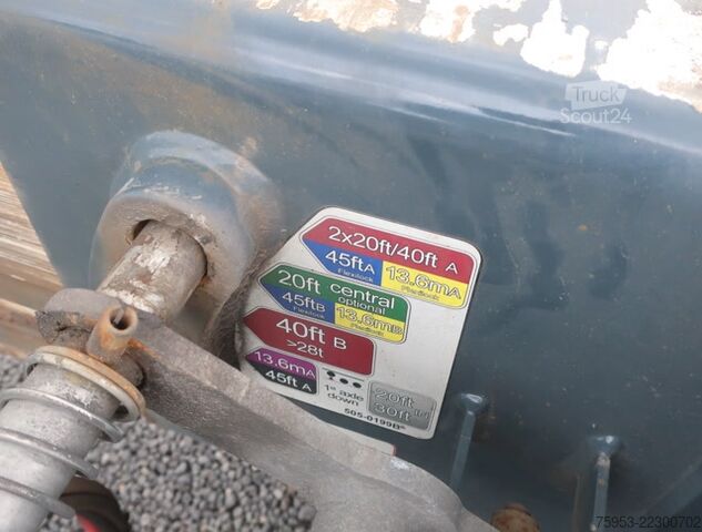 Değişebilir kasalı yarı römork D-Tec VCC-01/FT LS S Mittelausschub 2x Lift Genset