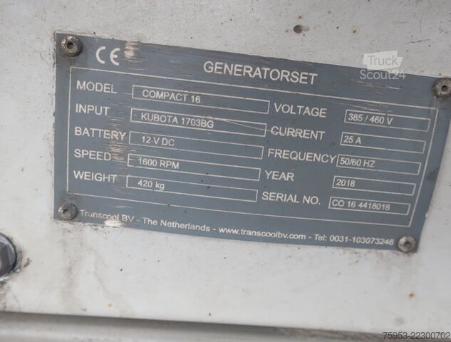 Değişebilir kasalı yarı römork D-Tec VCC-01/FT LS S Mittelausschub 2x Lift Genset