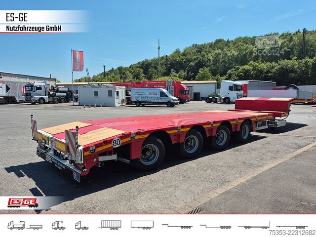 Polpriklopnik z nizko nakladalno ploščadjo FAYMONVILLE MAX Trailer MAX110 Semi-Tieflader