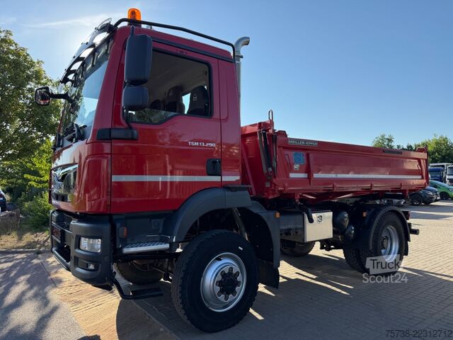 Самосвален камион MAN TGM 13.290 BL 4X4/Meiller 3-Seiten-Kipper