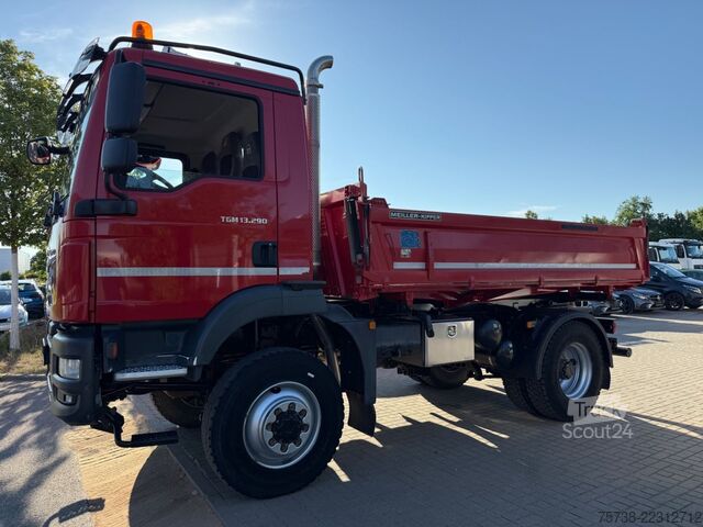 Самосвален камион MAN TGM 13.290 BL 4X4/Meiller 3-Seiten-Kipper