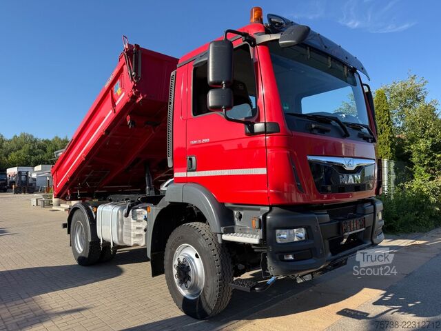 Самосвален камион MAN TGM 13.290 BL 4X4/Meiller 3-Seiten-Kipper