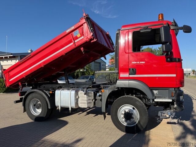 Самосвален камион MAN TGM 13.290 BL 4X4/Meiller 3-Seiten-Kipper