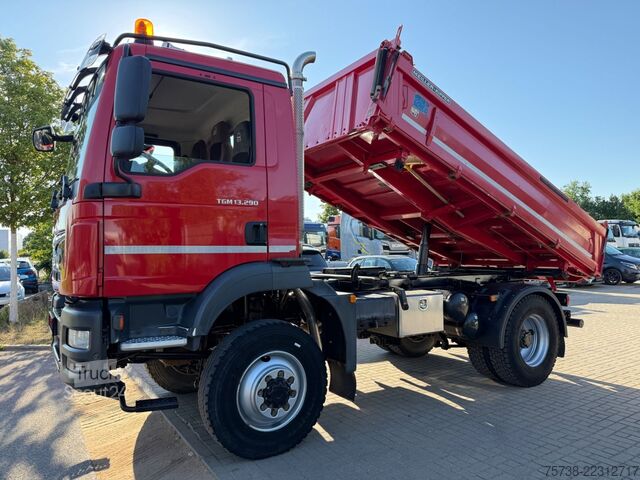 Тристранен самосвал MAN TGM 13.290 BL 4X4/Meiller 3-Seiten-Kipper