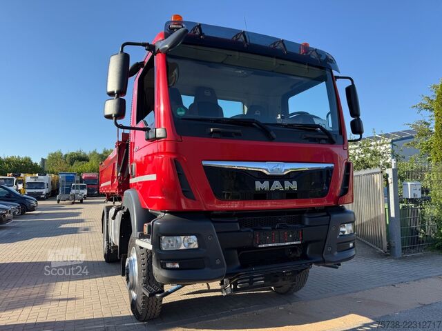 Üç taraflı damperli kamyon MAN TGM 13.290 BL 4X4/Meiller 3-Seiten-Kipper