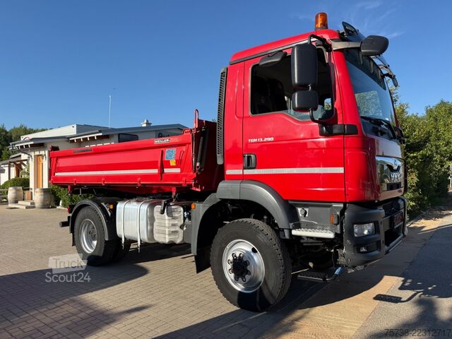 Üç taraflı damperli kamyon MAN TGM 13.290 BL 4X4/Meiller 3-Seiten-Kipper