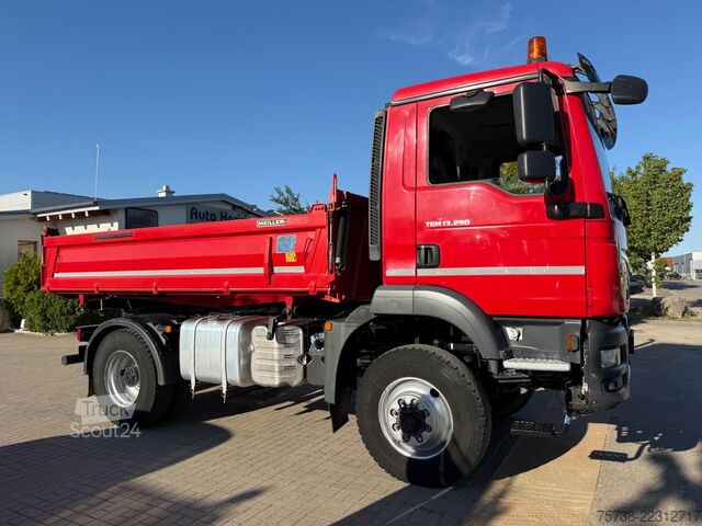Üç taraflı damperli kamyon MAN TGM 13.290 BL 4X4/Meiller 3-Seiten-Kipper