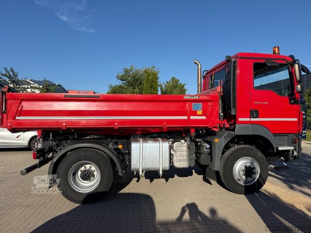Üç taraflı damperli kamyon MAN TGM 13.290 BL 4X4/Meiller 3-Seiten-Kipper