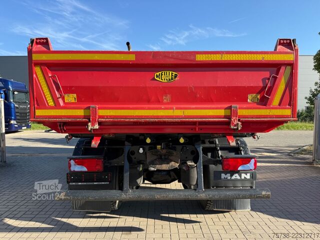 Üç taraflı damperli kamyon MAN TGM 13.290 BL 4X4/Meiller 3-Seiten-Kipper