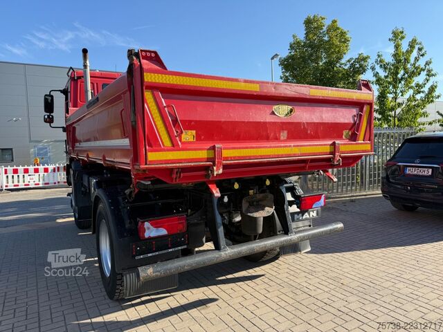 Üç taraflı damperli kamyon MAN TGM 13.290 BL 4X4/Meiller 3-Seiten-Kipper