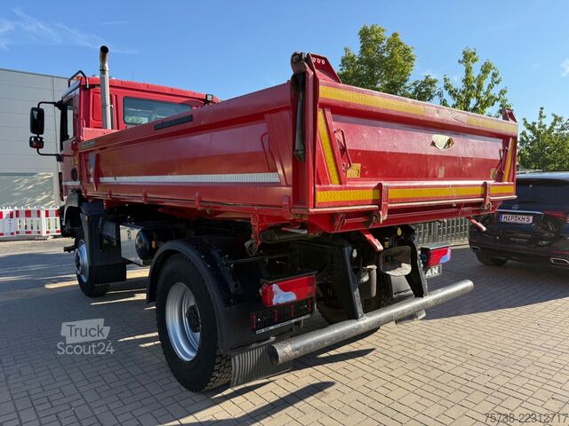 Üç taraflı damperli kamyon MAN TGM 13.290 BL 4X4/Meiller 3-Seiten-Kipper