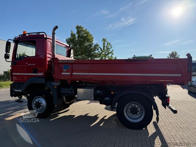 Üç taraflı damperli kamyon MAN TGM 13.290 BL 4X4/Meiller 3-Seiten-Kipper