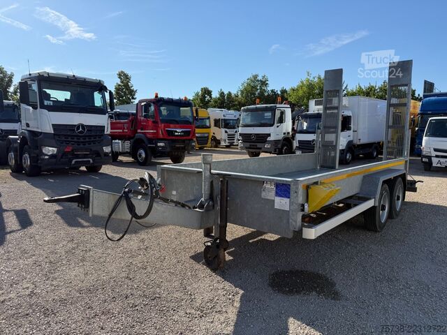 Alacsony rakodószintű pótkocsi WOERMANN 88.50/200/Tieflader/Rampen/Tandem/verzinkt