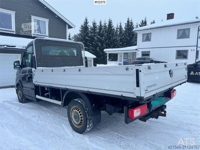 Príves na plošinu Volkswagen Crafter TDI 4x4 Flatbed – 2 Sets of Tyres – Tarpau