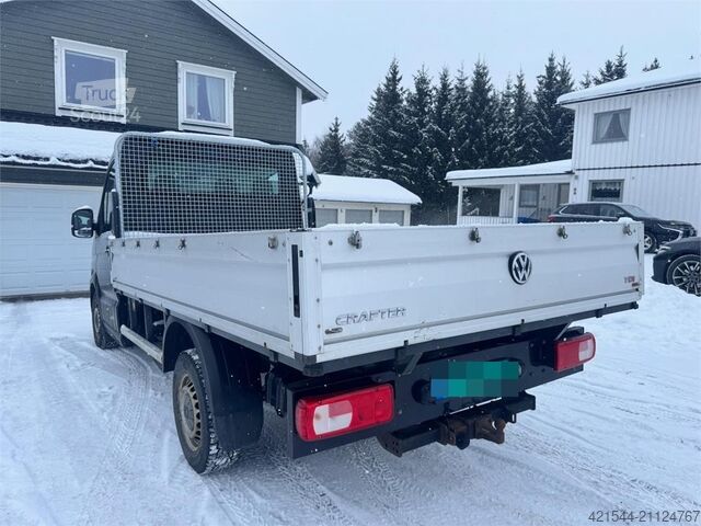 Príves na plošinu Volkswagen Crafter TDI 4x4 Flatbed – 2 Sets of Tyres – Tarpau