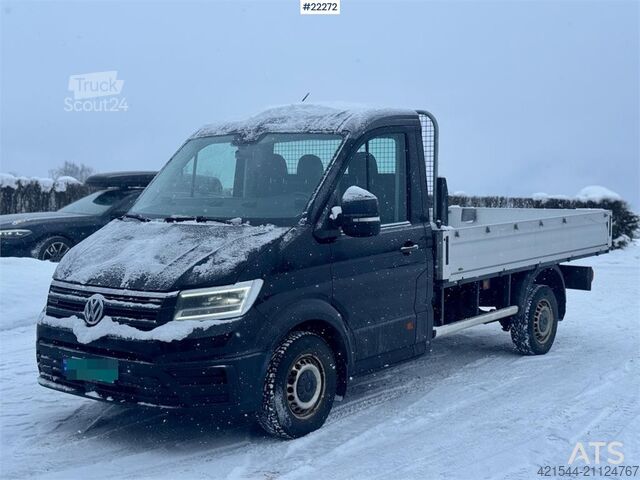 Príves na plošinu Volkswagen Crafter TDI 4x4 Flatbed – 2 Sets of Tyres – Tarpau