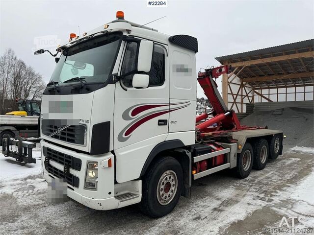 Hook arm system Volvo FH16 tridem hook loader with Joab hook with articu
