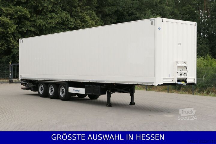 Box-semitrailer KRONE Rolltor LBW Liftachse Schlüssellochwände ¤449.-m