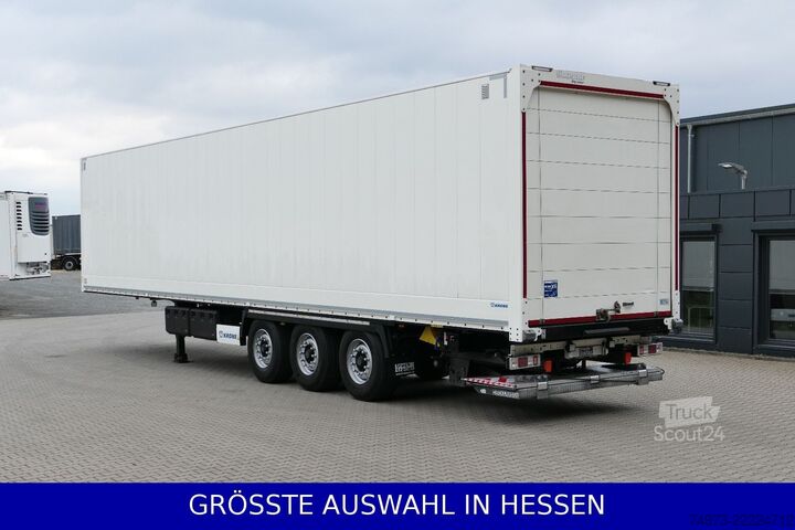 Box-semitrailer KRONE Rolltor LBW Liftachse Schlüssellochwände ¤449.-m