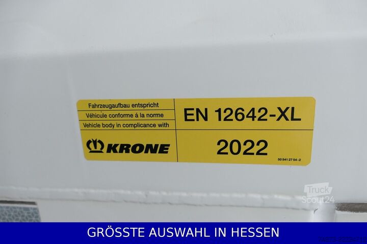 Box-semitrailer KRONE Rolltor LBW Liftachse Schlüssellochwände ¤449.-m
