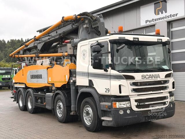 Autočerpadlo na betón SCANIA P450 8X4 LIEBHERR 41M/5