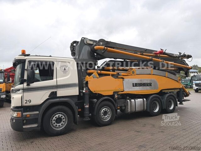 Autočerpadlo na betón SCANIA P450 8X4 LIEBHERR 41M/5