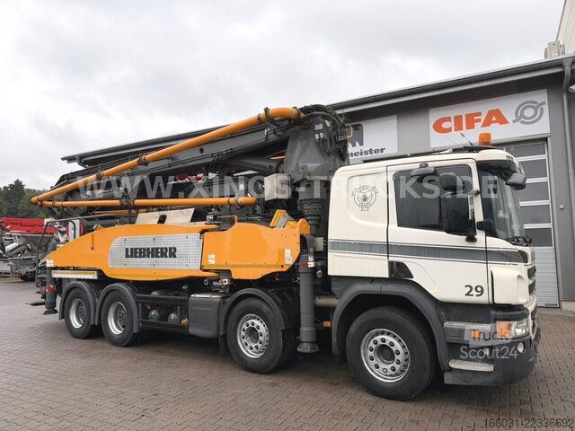 Autočerpadlo na betón SCANIA P450 8X4 LIEBHERR 41M/5
