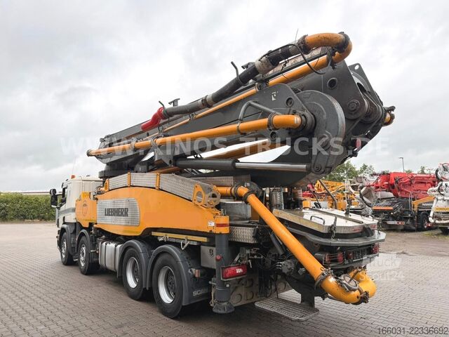 Autočerpadlo na betón SCANIA P450 8X4 LIEBHERR 41M/5