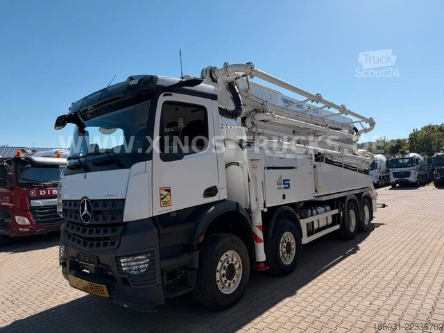 Autočerpadlo na betón MERCEDES-BENZ Arocs 8X4 SERMAC 42M5Z - 180M3/H - 1245h!
