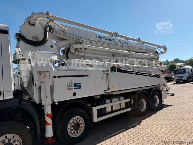 Autočerpadlo na betón MERCEDES-BENZ Arocs 8X4 SERMAC 42M5Z - 180M3/H - 1245h!
