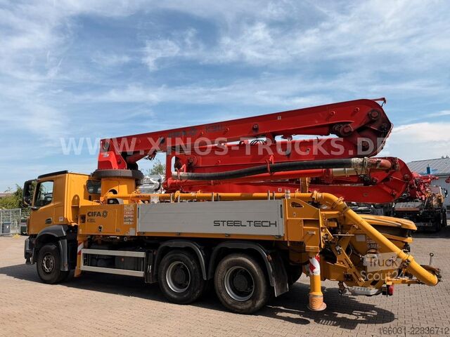 Tovornjak s črpalko za beton MERCEDES-BENZ Arocs  2640 6X4 CIFA K31L - Steel tech - DE