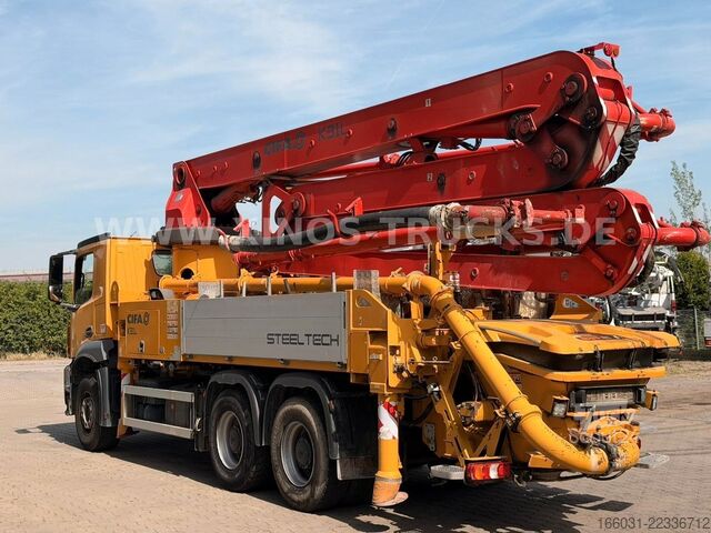 Tovornjak s črpalko za beton MERCEDES-BENZ Arocs  2640 6X4 CIFA K31L - Steel tech - DE