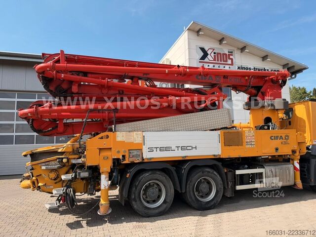 Tovornjak s črpalko za beton MERCEDES-BENZ Arocs  2640 6X4 CIFA K31L - Steel tech - DE