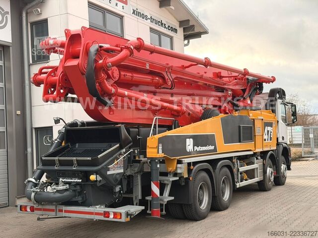 Tovornjak s črpalko za beton MERCEDES-BENZ Arocs 4142 EUR3 PUTZMEISTER BSF 47M/5 16.H